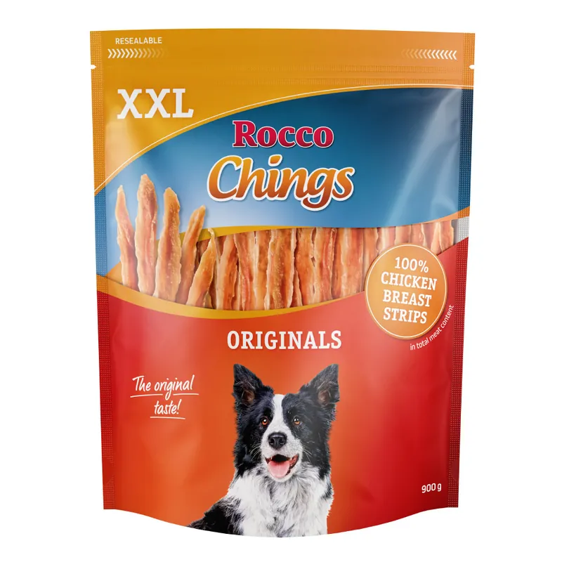 Begränsat erbjudande Rocco Chings XXL Pack - Kycklingbröst i strimlor 4 x 900 g