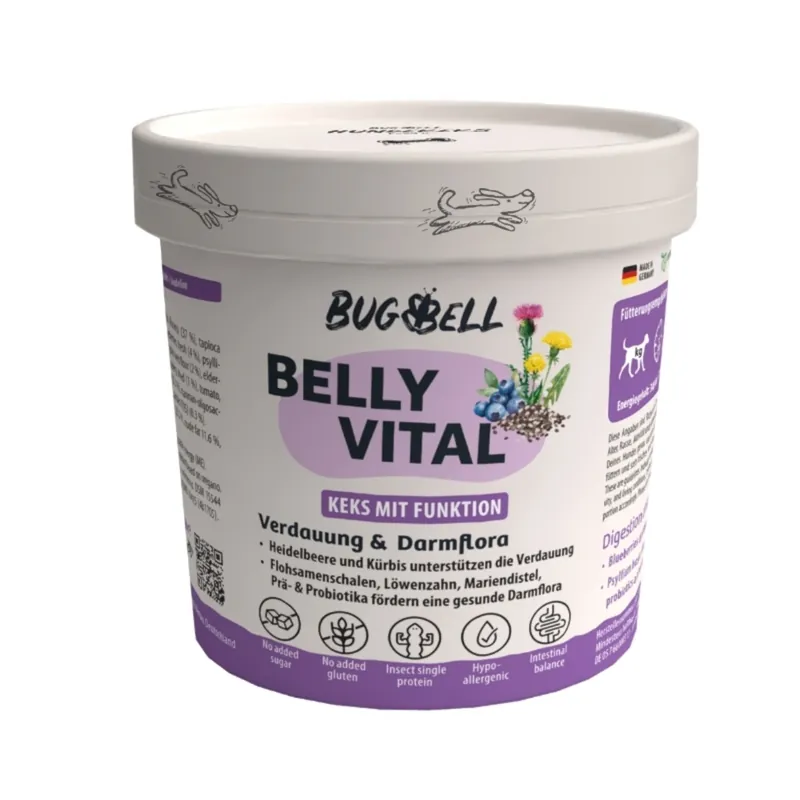 I lager BugBell BugKeks Belly Vital matsmältning & tarmflora - 150 g
