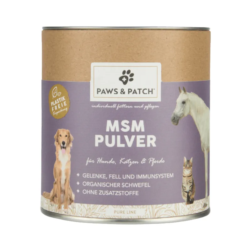 PAWS & PATCH MSM pulver - Ekonomipack 2 x 400 g Nyhet