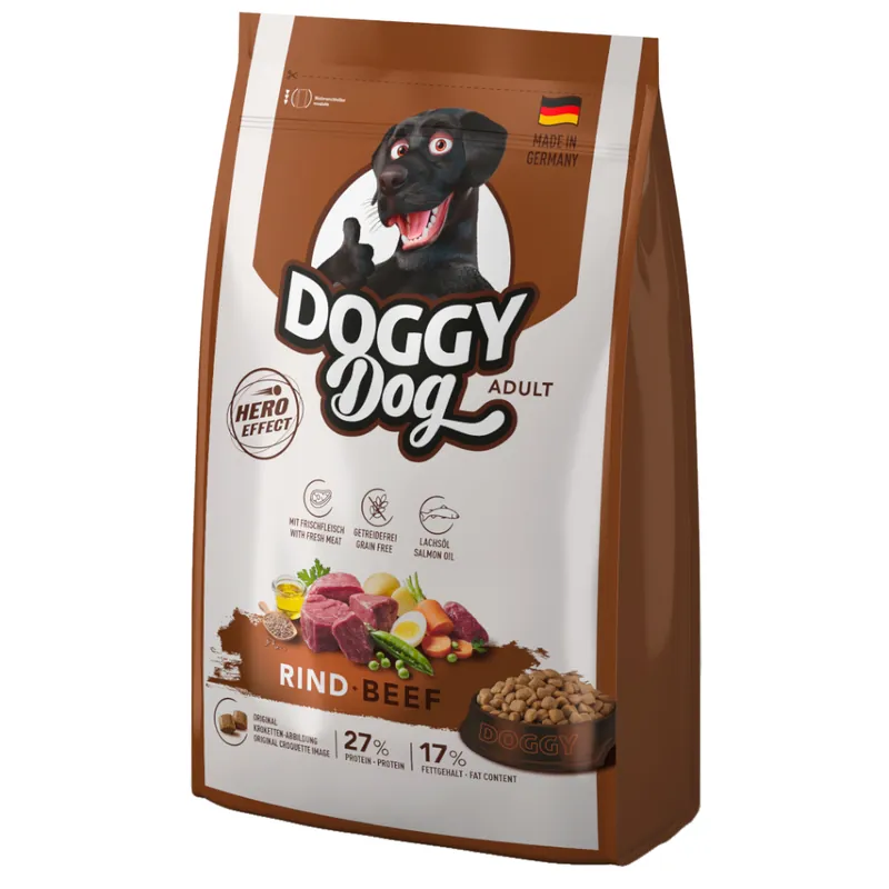 Doggy Dog Adult med nötkött - 1 kg Rabatter
