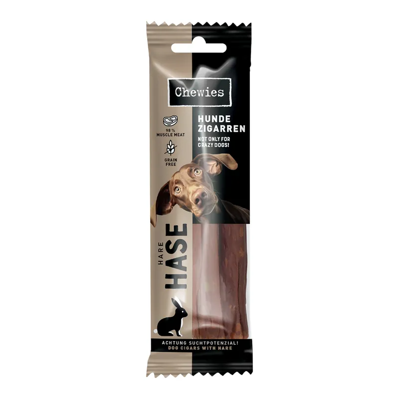 Sista chansen Chewies hundcigarrer - Hare 75 g
