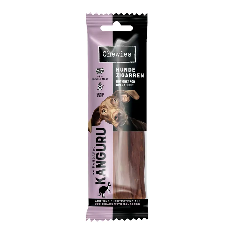 Beställ nu Chewies hundcigarrer - Känguru 75 g