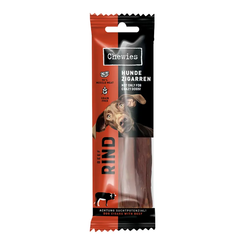 Reapris Chewies hundcigarrer - Ekonomipack 3 x 75 g Nötkött