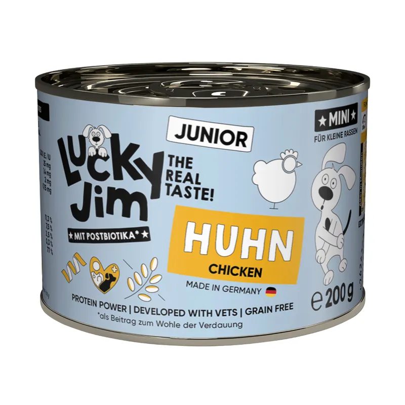 Extra rabatt Lucky Jim MINI Junior 6 x 200 g - Kyckling