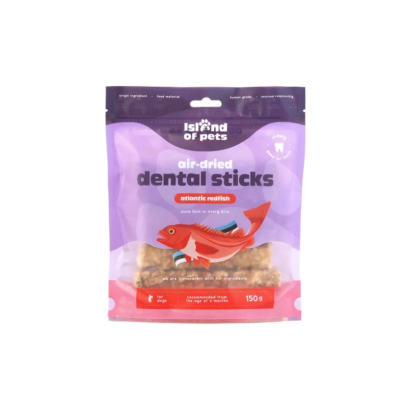 Populärt val Dental sticks Atlantisk Kungsfisk till hund - 250 g