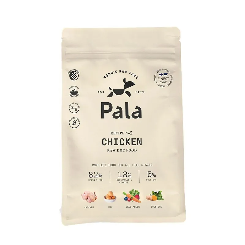 Bästa pris Pala 5 Chicken Lufttorkad Spannmålsfri Hundmat