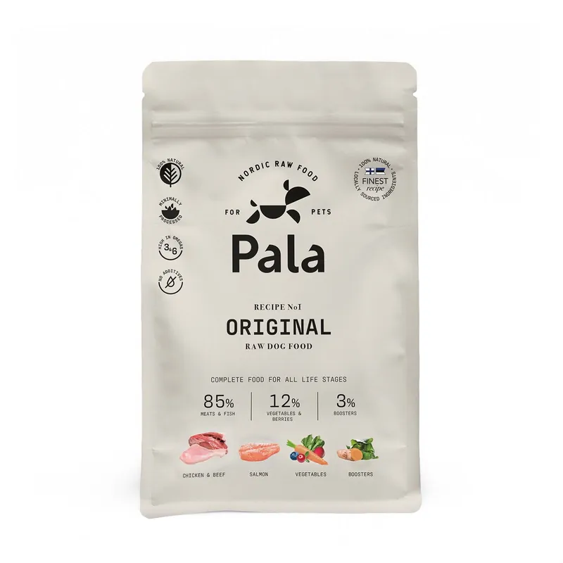 Pala 1 Original Lufttorkad Spannmålsfri Hundmat Populär