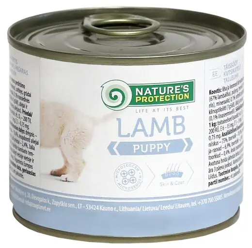 Sänkt pris Nature‘s Protection Puppy Lamm 200 g för hundar