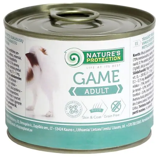 Nature‘s Protection Adult Vilt 200 g för hundar Sista chansen