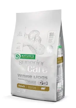 Nedsatt pris Nature‘s Protection Superior Care White Dogs Adult Small & Mini Lamm 1,5 kg