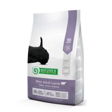 Outlet Nature‘s Protection Mini adult lamm 2 kg för hundar