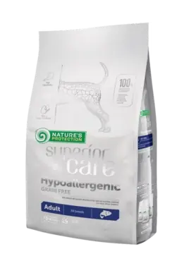 Nature‘s Protection Superior Care Hypoallergenic Adult All Breeds Lax torrfoder för hundar 1,5 kg Endast denna vecka