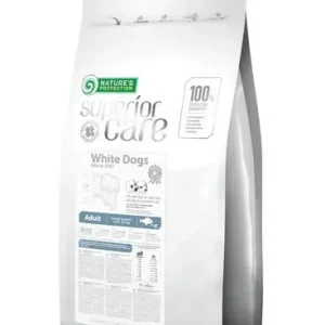 Nature‘s Protection Superior Care White Dogs Adult Large ljusa fiskar BREEDER 17 kg Rabatt