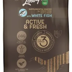 Nature‘s Protection Lifestyle Junior Dental fiskstick 150 g för hundar Kampanj