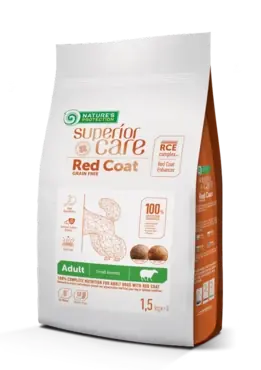 Nature‘s Protection Superior Care Red Coat Adult Small Bread Lamb torrfoder för hundar 1,5 kg Handla nu
