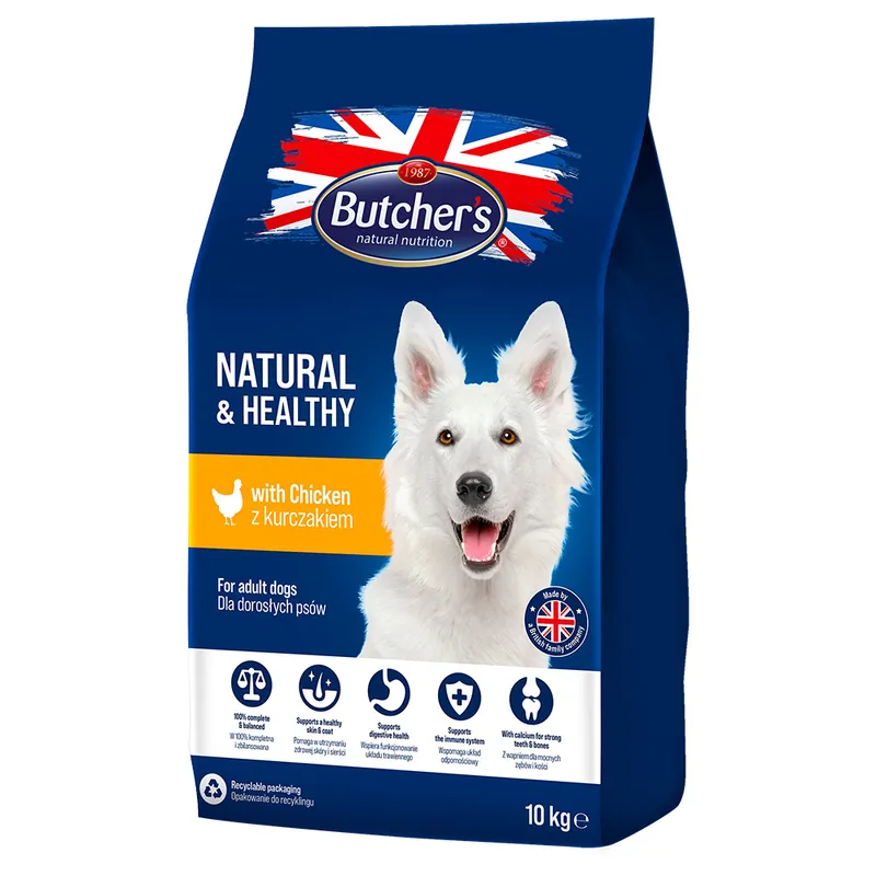 Butcher‘s Natural & Healthy med kyckling - 10 kg Endast idag