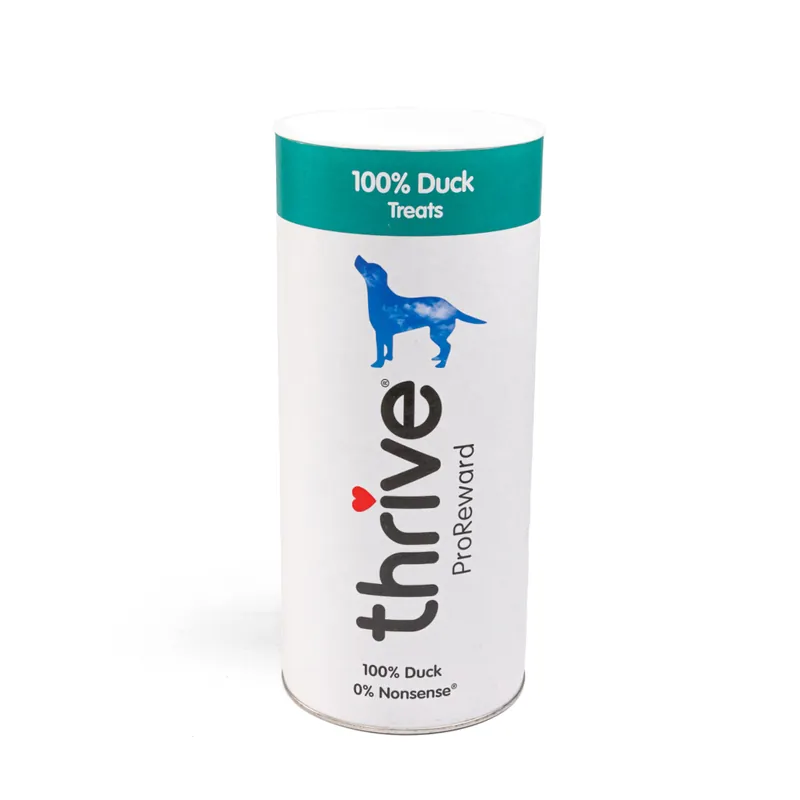 Beställ idag Thrive ProReward Snacks, lufttorkat/frystorkat - Ekonomipack Anka lufttorkat (3 x 60 g)