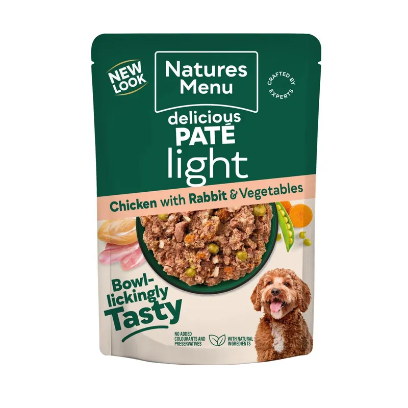 Sänkt pris Natures menu Dog Light Chicken & Rabbit 300 g