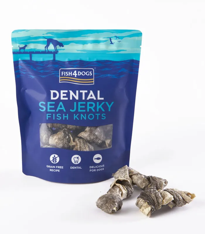Jerky Fish Knots, Hundsnack - 100 g Lägg i varukorgen