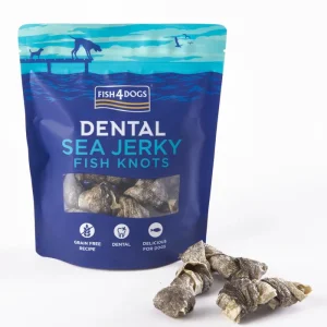 Jerky Fish Knots, Hundsnack - 500 g Nedsatt pris