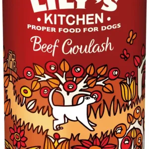 Beef Goulash Tin Våtfoder för Hundar - 6 x 400 g Lågt pris