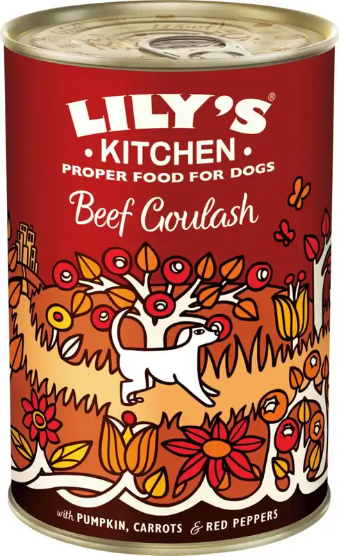 Beef Goulash Tin Våtfoder för Hundar - 6 x 400 g Lågt pris