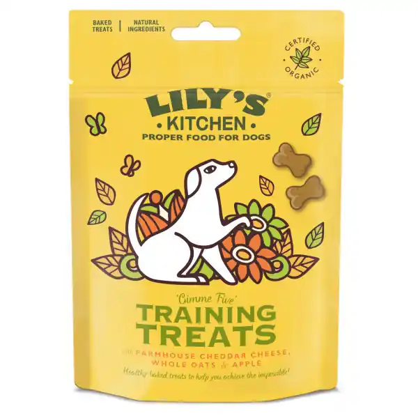 Nyhet Ekologiskt Training Treats Hundgodis - 80 g