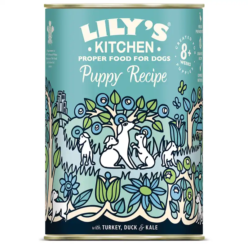 Lily‘s Kitchen Puppy 6 x 400 g - Kalkon & anka Billigare