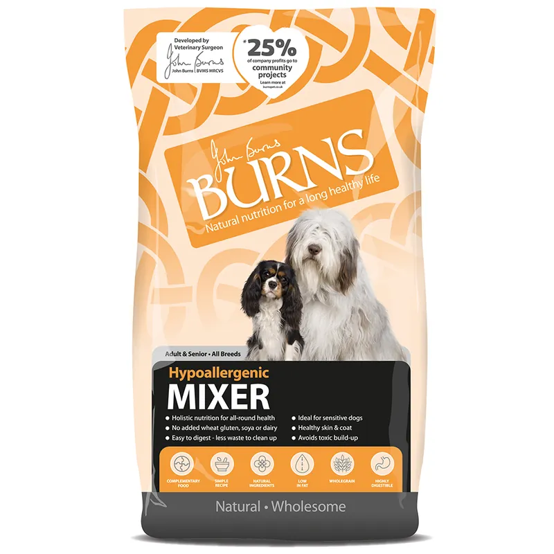 Utförsäljning Burns Hypoallergenic Mixer - Ekonomipack 3 x 2 kg