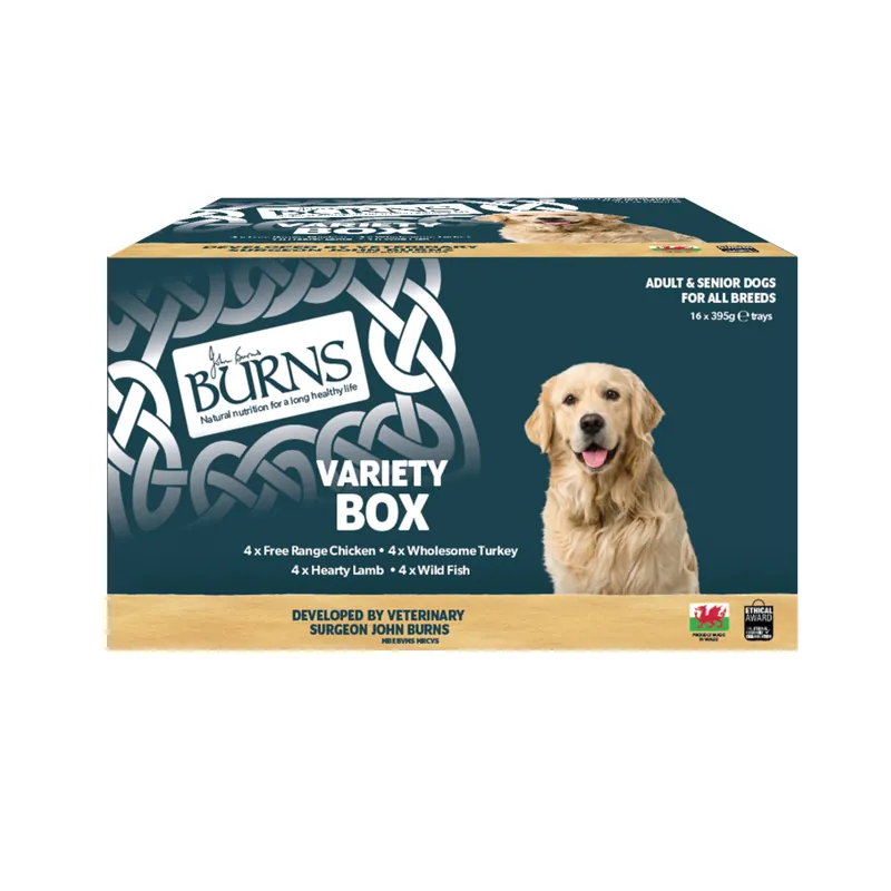 Burns våtfoder för hundar 16 x 395 g - Mixpack Kampanj