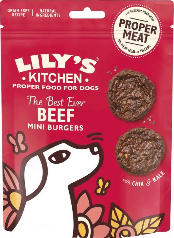 Premium The Best Ever Beef Mini Burgers Hundgodis - 70 g