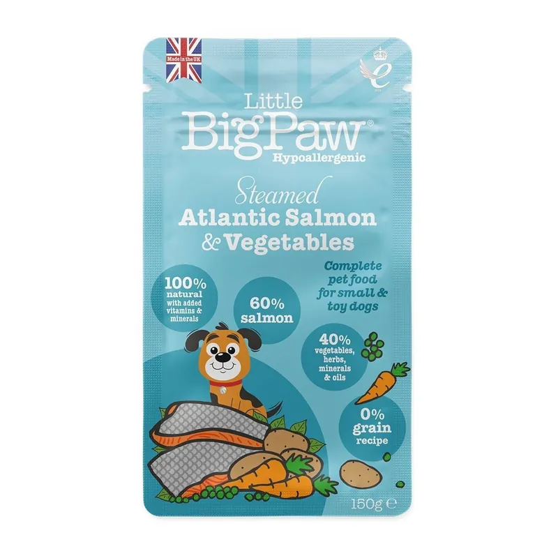 Little BigPaw Steamed Salmon & Vegetables Erbjudande