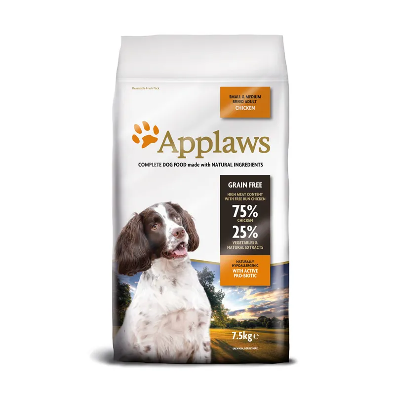 Applaws Adult Small & Medium Breed Chicken - 7,5 kg Endast idag