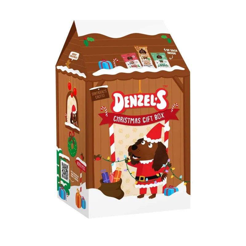 Denzel‘s Christmas Grotto Gift Box Julgodis till Hund 175 g Billig