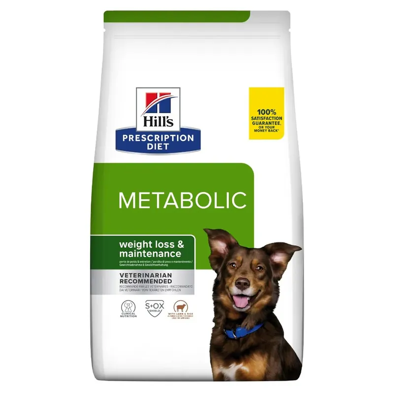 Begränsad tid Hill’s Prescription Diet Metabolic med lamm & ris för hundar 1,5 kg