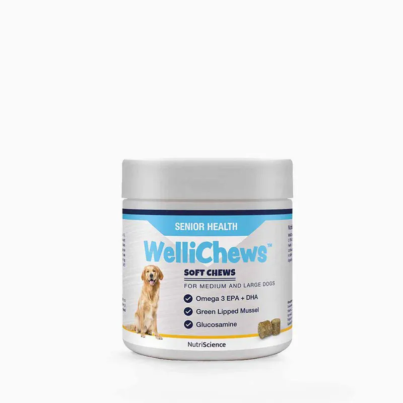Kundfavorit Wellichews Senior medium & large breed 60 st för hundar