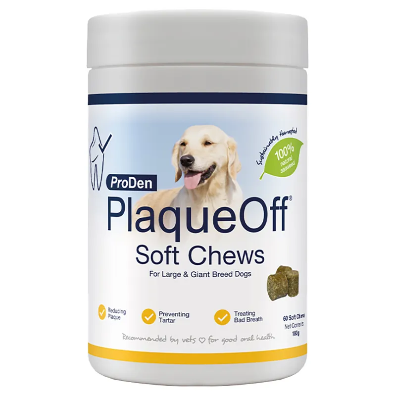 Expressleverans ProDen PlaqueOff Soft Chews Medium & Large - 60 st