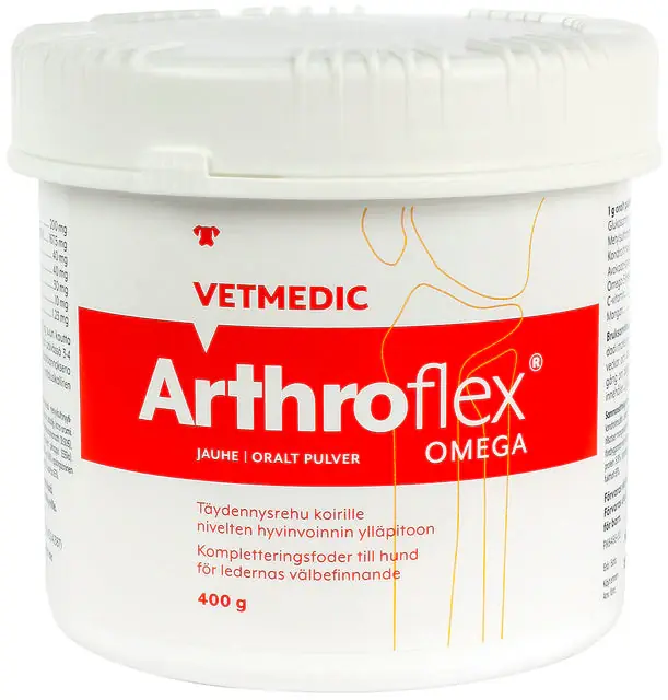 Begränsat erbjudande Arthroflex Omega pulver för hundar 400 g