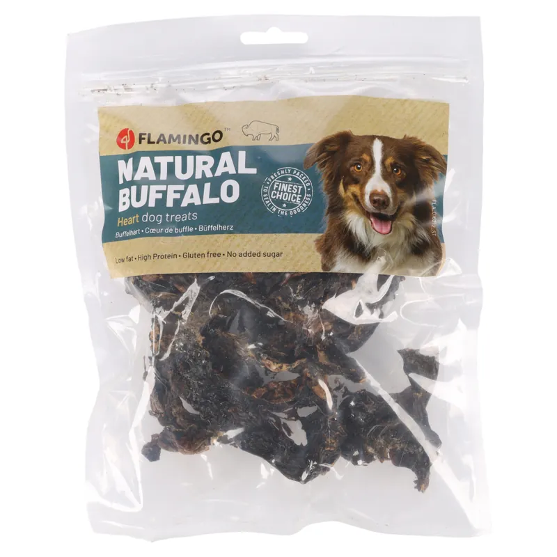 Rea Flamingo Nature Snack buffelhjärta - 200 g