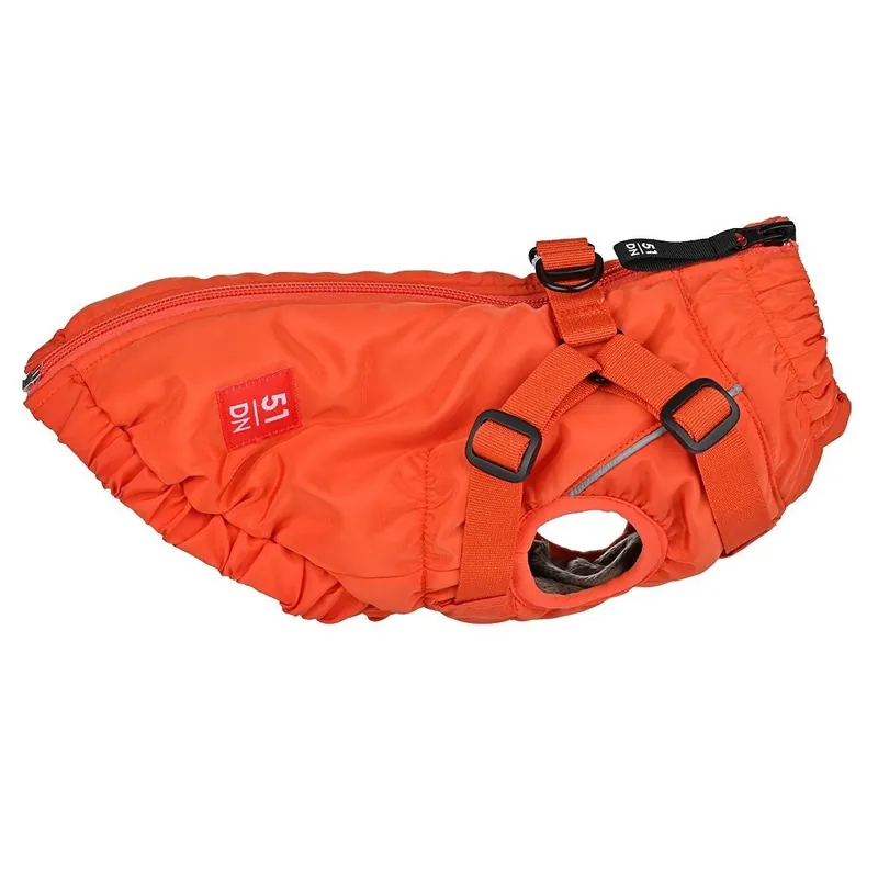 51 Degrees North Adventure Kombinerad Hundjacka och Hundsele Orange Nyhet