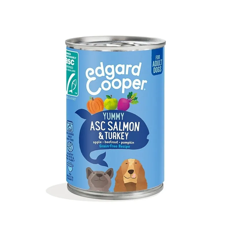 Trygg betalning Edgard & Cooper Dog Salmon & Turkey
