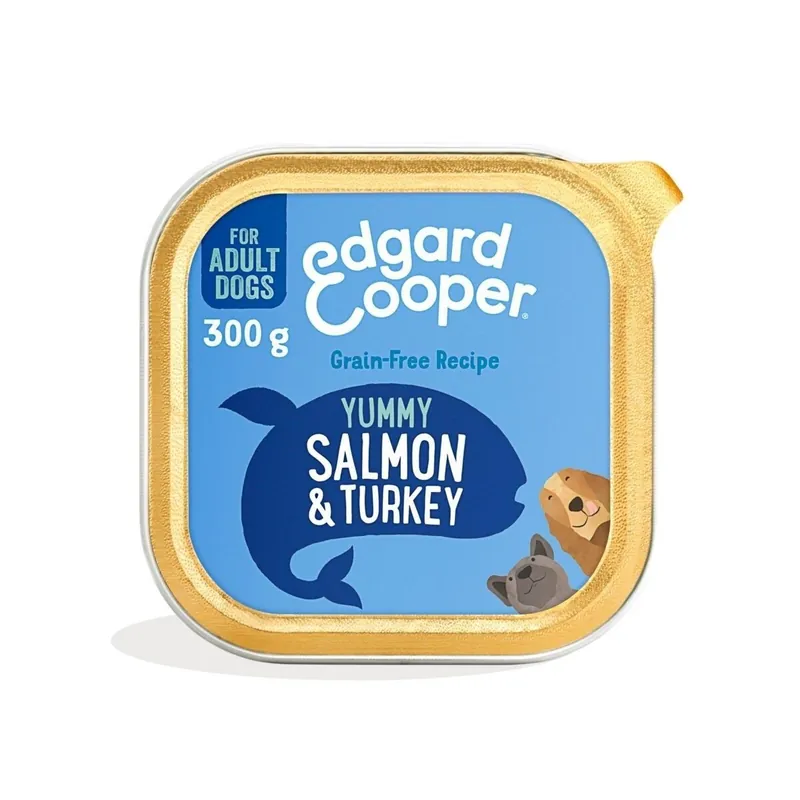 Lågt pris Edgard & Cooper Dog Salmon & Turkey