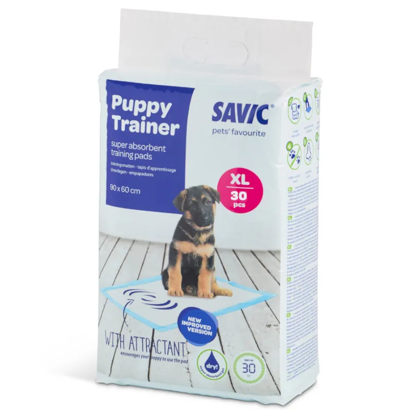 Beställ idag Savic Puppy Trainer Pads XL L 90 x B 60 cm, 30 st