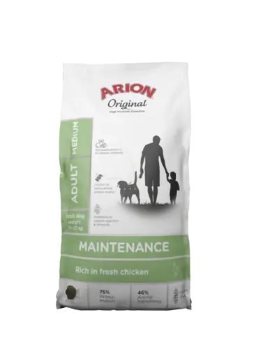 Arion Maintenance Medium kyckling 2 kg för hundar Populär