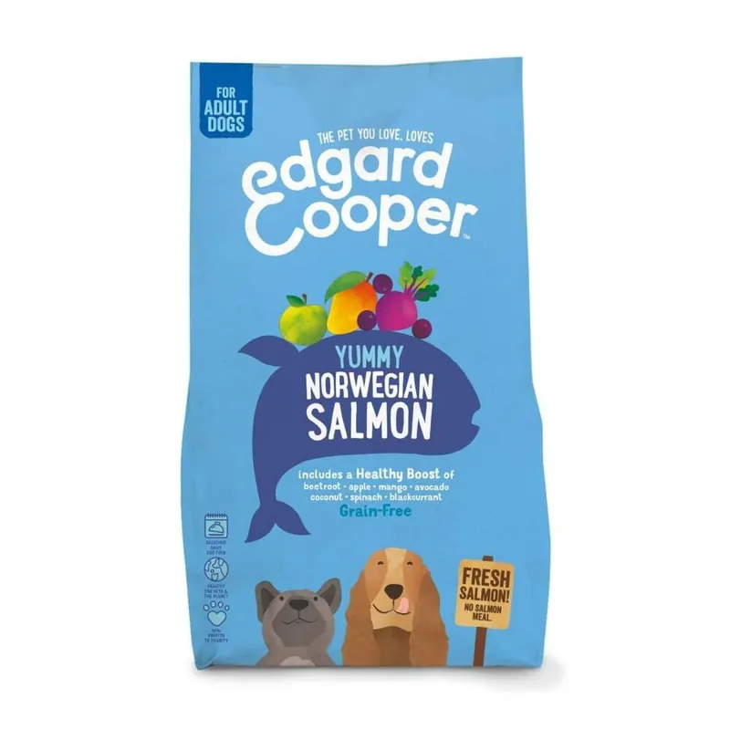 Edgard & Cooper Dog Adult Grain-Free Lax Säker betalning