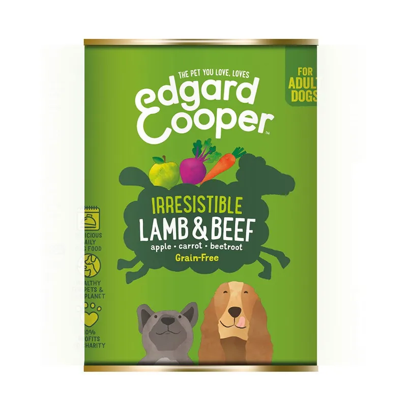 Edgard & Cooper Dog Adult Lamb & Beef 400 g Populär