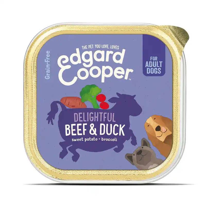 Billigare Edgard & Cooper Dog Nötkött 150 g