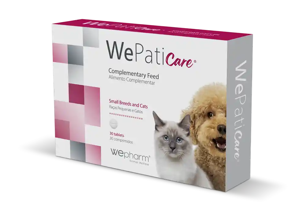 Snabb frakt Kompletteringsfoder WePharm WePaticare Small Breeds & Cats 30 st