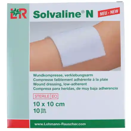 Solvaline N Kompress - 10 x 10 cm / 1 st Beställ nu