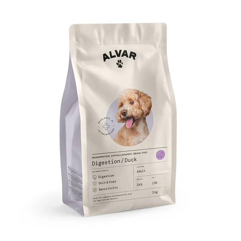 Alvar Pet Digestion/Duck torrfoder för hundar Rabatt